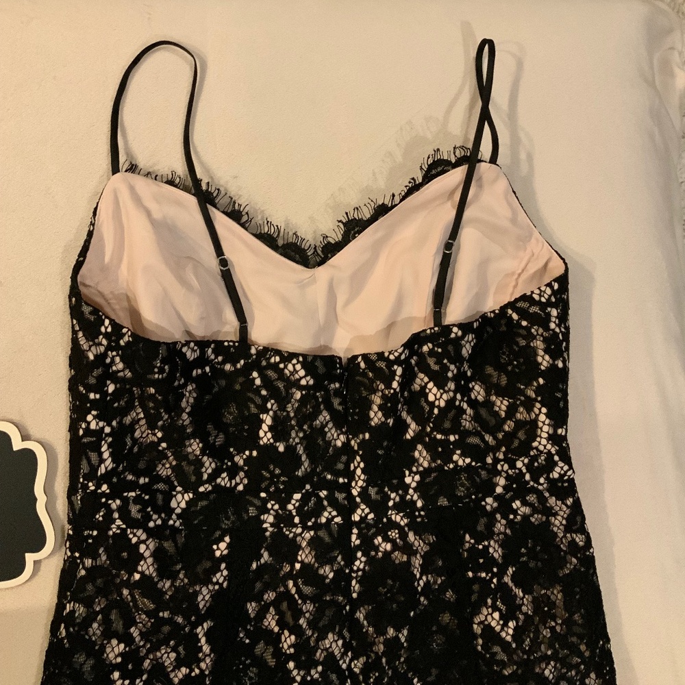 JCrew Black 10 Lace Adjustable Straps Dress Timeless Classic Wedding guest Party - Picture 9 of 11